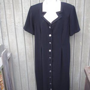 LIKE NEW LADY DORBY BLACK DRESS  LONG DRESS- SIZE 20W